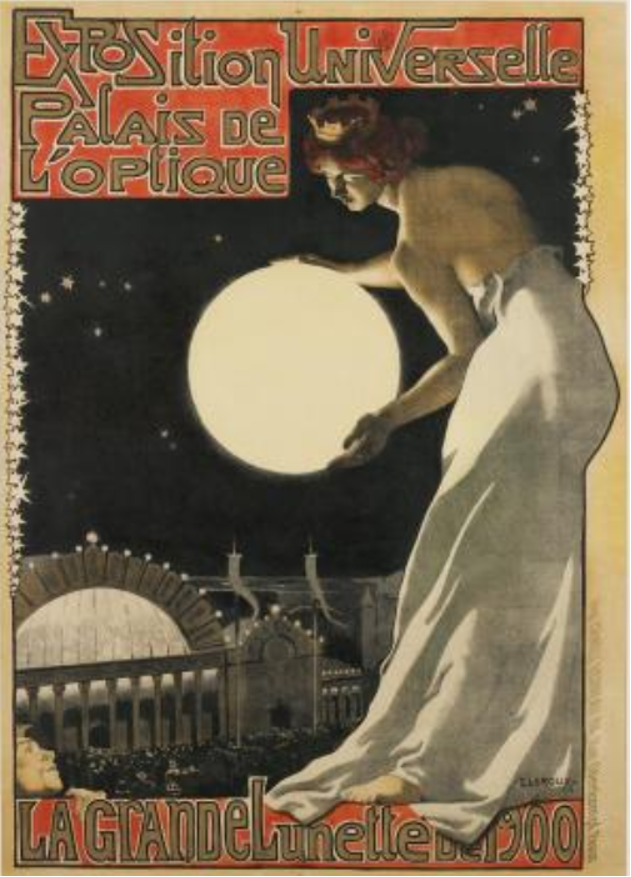 Contemporary poster advertising La Grande Lunette.