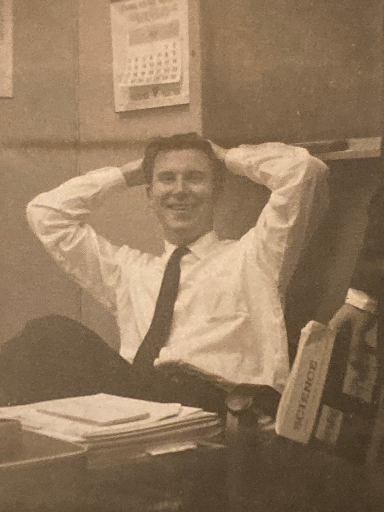 Dr. Sovers in his 20s during his postdoc in New York