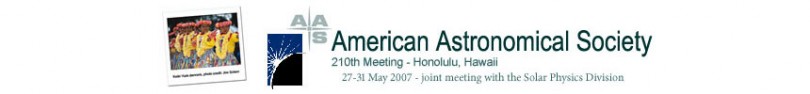 The 210th AAS meeting was held 27-31 May 2008 in Honolulu, HI.